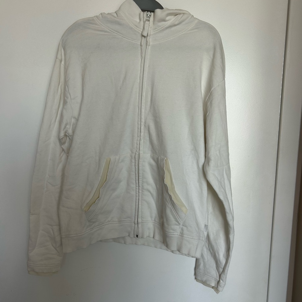Diesel Cream Terry Zip Hoodie